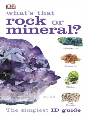 cover image of RSPB What's That Rock or Mineral?